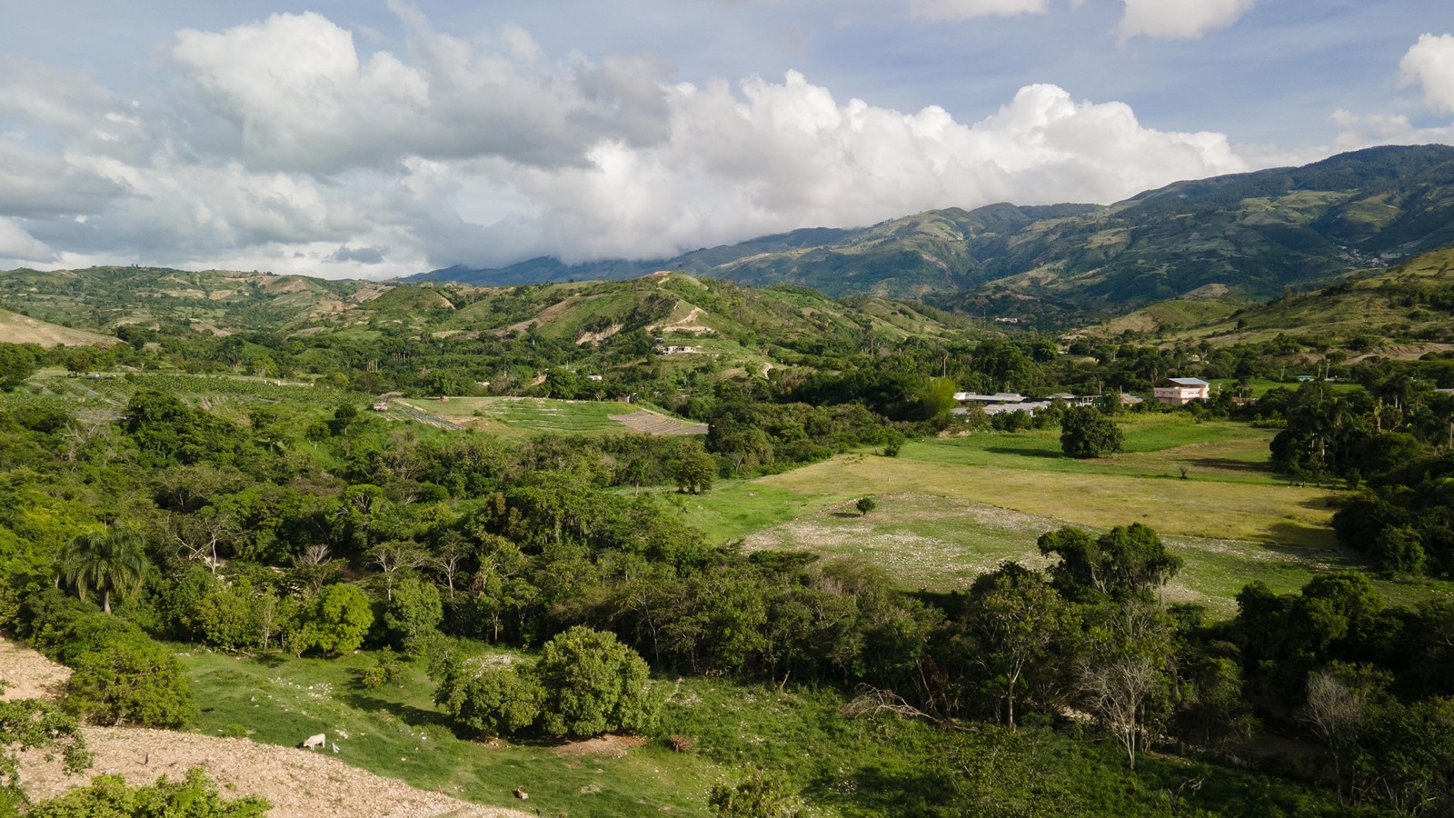Aerial photo of Dominican Republic