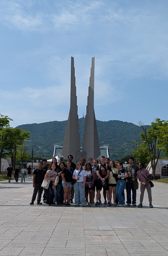 Students posing for a photo