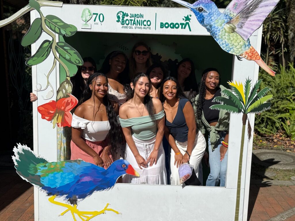 Students posing for a photo